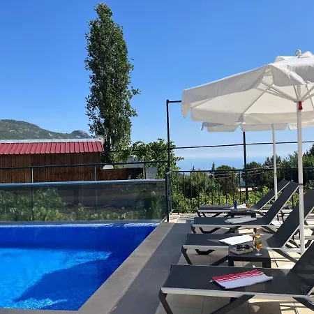 With Large Pool For 10 People In Kas, Kalkan - Awz 173