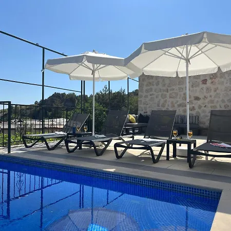 With Large Pool For 10 People In Kas, Kalkan - Awz 173