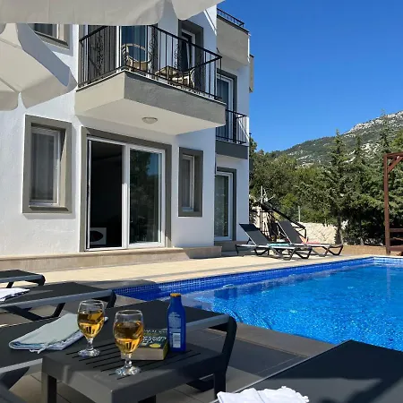 With Large Pool For 10 People In Kas, Kalkan - Awz 173 *